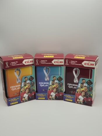 Panini Adrenalyn XL World Cup Qatar 2022 3 Tin Box Sigillati