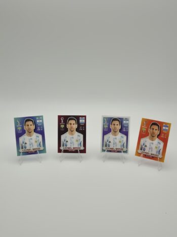 Figurina Mondiali Qatar 2022 Lionel Messi 4 versioni