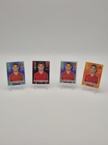 Figurina Mondiali Qatar 2022 Cristiano Ronaldo 4 versioni