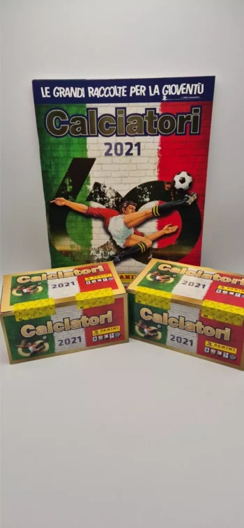 Panini Calciatori 2021 2 Box Figurine Da 100 Bustine + 1 Album