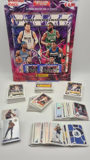 Nba Panini 2024-25 Starter Pack +Set Completo 514 Stikers +100 Cards