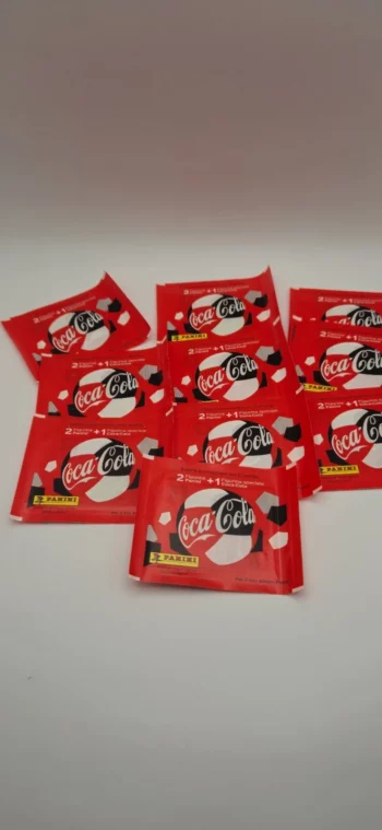 10 Bustine Figurine Panini Euro 2020 Coca Cola versione Italiana