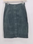 Gonna In Vera Pelle Scamosciata Vintage