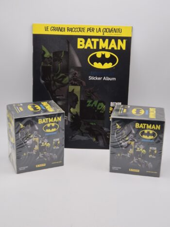 Album Batman Anniversary 80 Years + 2 Box Sigillati Da 50 Figurine