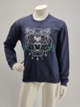 Felpa Kenzo Paris con Tigre Ricamata
