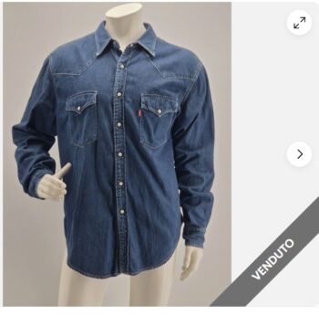 Camicia Uomo Levi's In Denim