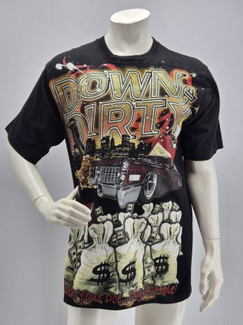 FUYA  T-shirt Vintage Down & Dirty