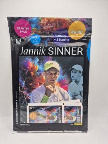 Starter Pack Panini Jannik Sinner 2025+3 Bustine