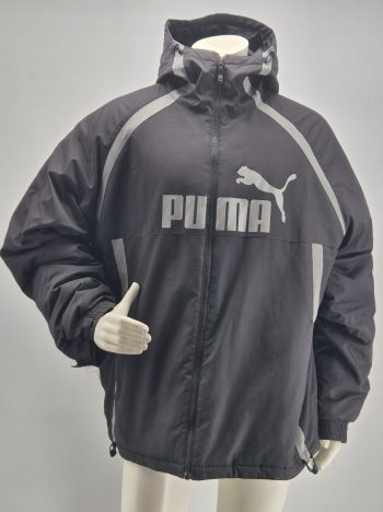 Puma Giubbotto  Uomo XXL Nero Logo Argento