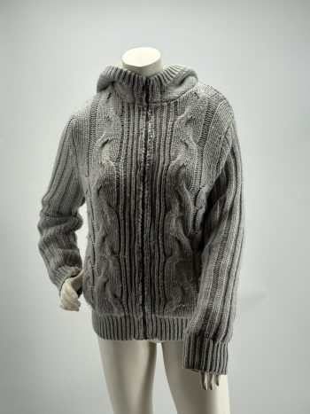 Rifle – Maglione Cardigan con Cappuccio