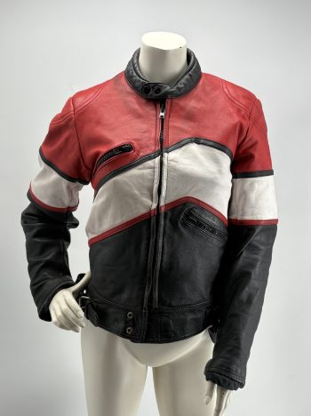 Giacca Vintage da Moto in Vera Pelle Unisex
