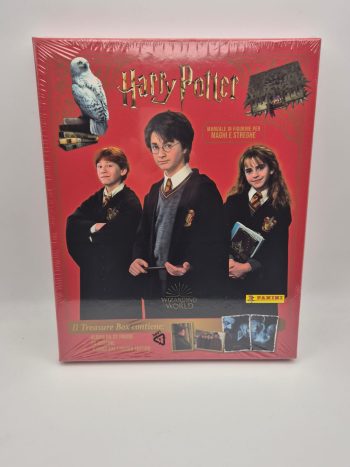 Harry Potter Panini Treasure Box – Manuale di Figurine per Maghi e Streghe – NUOVO SIGILLATO