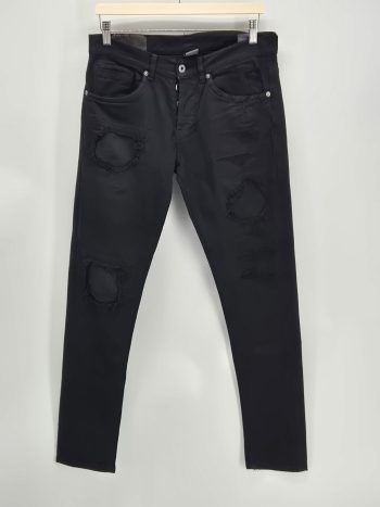 Dondup Jeans Strappati Modello Uomo Denim Slim Fit