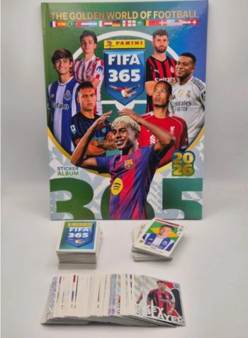 Panini Fifa 365 Figurine 2026 Set Completo + Album Hard Cover Vuoto