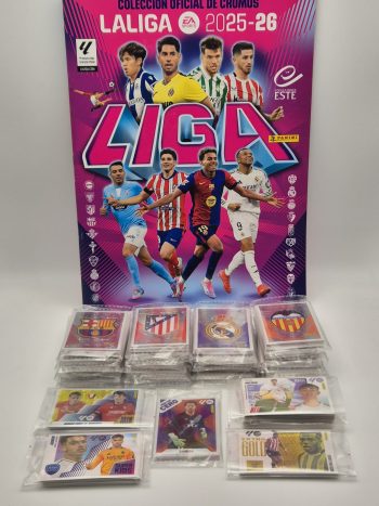 Panini Album Completo Liga Este 2025-26 +Extra Gold-Supreme-Kids Kronix