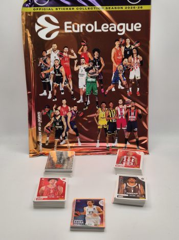 Panini Album Figurine Stickers Euroleague 2026 +Set Completo